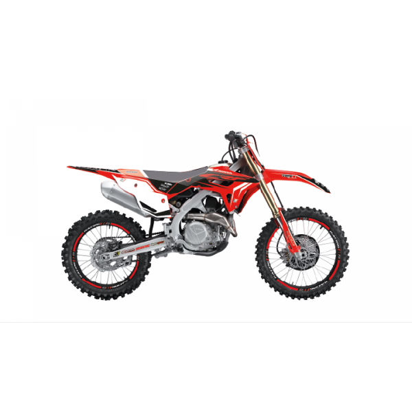 BLACKBIRD KOMPLET NAKLEJEK (OKLEINA) HONDA CRF 450 '21  Dream 4