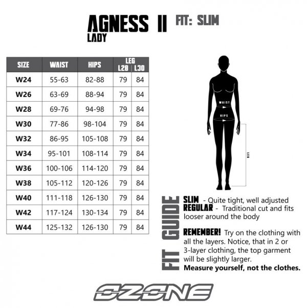 JEANSY MOTOCYKLOWE DAMSKIE OZONE AGNESS 2 BLUE 26/28 W26/28