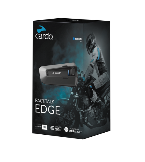 CARDO Packtalk EDGE Single Interkom motocyklowy (zestaw na 1 kask)