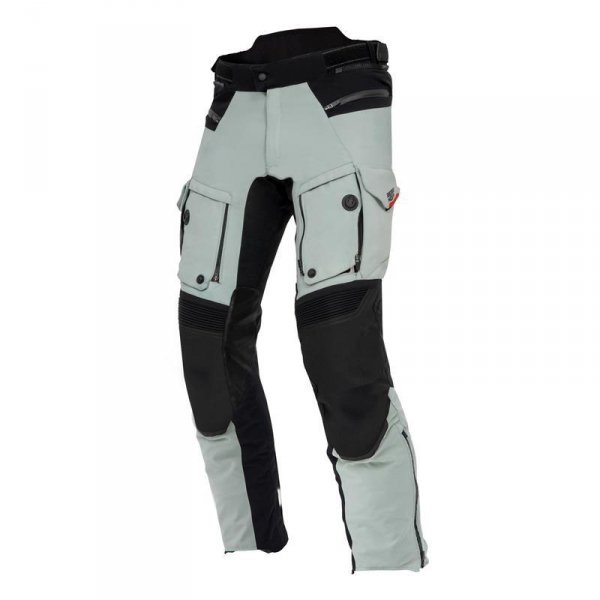 SPODNIE MOTOCYKLOWE TEKSTYLNE REBELHORN RANGE GREY BLACK RED L