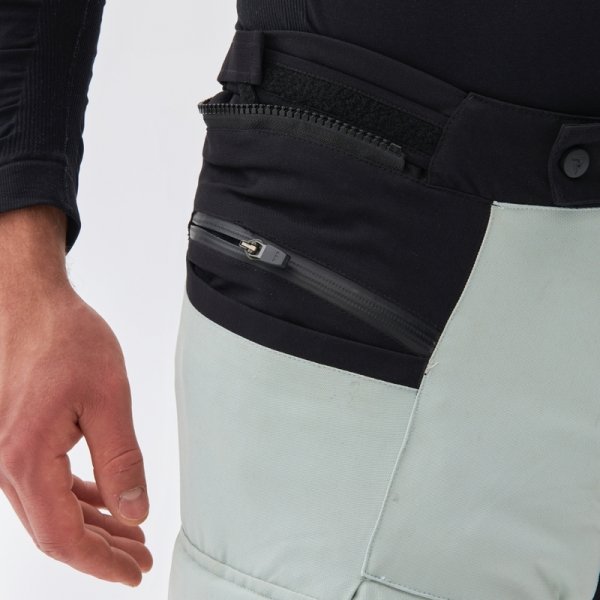 SPODNIE MOTOCYKLOWE TEKSTYLNE REBELHORN RANGE GREY BLACK RED 3XL