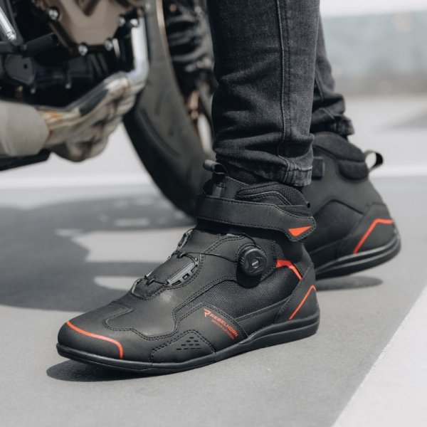 BUTY MOTOCYKLOWE REBELHORN SPARK 2 BLACK RED 46