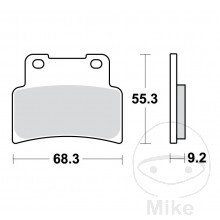 TRW klocki hamulcowe przód Aprilia SL 750 Shiver GT ABS ( 09-13)