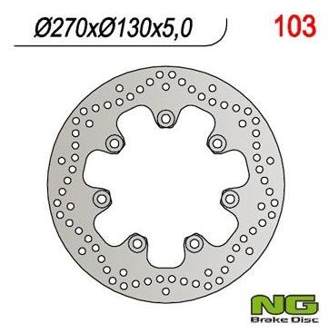 Tarcza hamulcowa przednia Kawasaki VULCAN EN 500 (93-03)