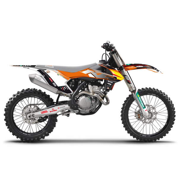 BLACKBIRD KOMPLET NAKLEJEK (OKLEINA) KTM SX SXF (16-18) REPLICA TROFEO 2021