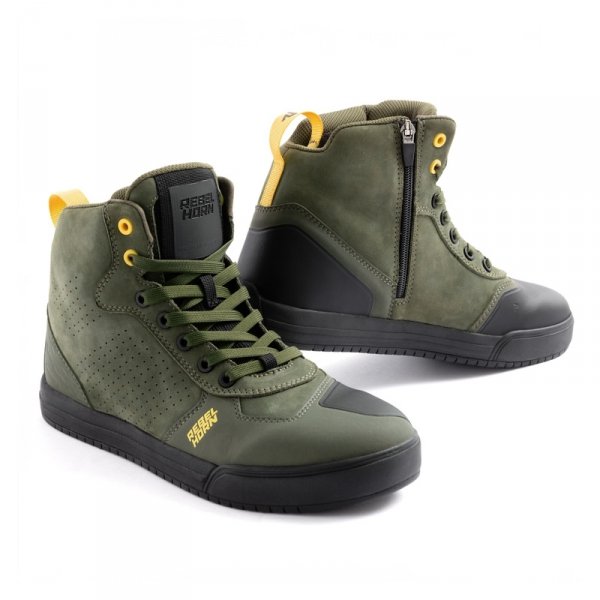 BUTY MOTOCYKLOWE REBELHORN SPIKE OLIVE GREEN 42