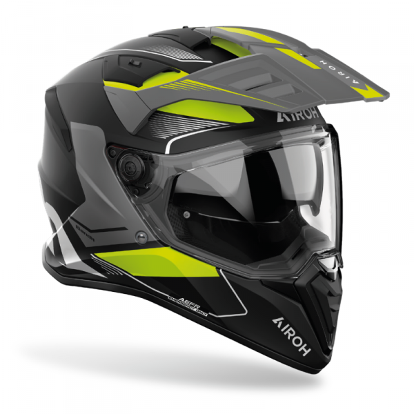 KASK MOTOCYKLOWY AIROH BANDIT TUNE YELLOW MATT L