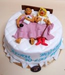 Tort rocznica ślubu AiB