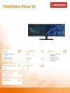 Monitor 43.4 ThinkVision P44w-10 WLED LCD 61D9RAT1EU