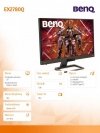 Monitor 27 cali EX2780Q LED HDMI/DVI/MVA