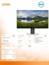 Monitor U2719D 27cali IPS LED QHD (2560x1440) /16:9/HDMI/2xDP/5xUSB 3.0/5Y PPG