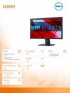 Monitor E2220H 21.5  LED TFT Full HD (1920x1080) /16:9/VGA/DP (vr1.2)/3Y PPG