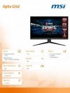 Monitor Optix G242  23.8 cala FLAT/LED/FHD/NonT/144Hz/Czarny