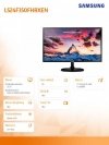 Monitor 23,5 cala LS24F350FHRXEN PLS 1920x1080 FHD 16:9 1xD-sub/1xHDMI 4 ms (GTG) płaski