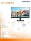 Monitor  24 cale LS24A400UJUXEN IPS 1920 x 1080 FHD 16:9   1xHDMI 1xUSB-C (65W) 1xDP 2xUSB 3.0, 2xUSB 2.0  5ms HAS+PIVOT płaski 