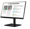 Monitor  24 cale T450FZ IPS 1920x1080 FHD 16:9 2xHDMI 1xDP 2xUSB 2.0 5ms 75Hz HAS+PIVOT głośniki płaski 3YOn-Site
