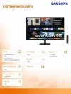 Monitor 27 cali LS27BM500EUXEN VA 1920x1080 FHD 16:9 2xHDMI 4 ms (GTG) głośniki płaski SMART 2 lata d2d