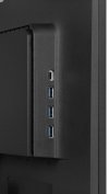 Monitor 24 cale XU2495WSU-B7 IPS,16:10,300cd,4ms,HDMI,DP,3xUSB(3.2),  1xUSB-c,2x2W,FlickerFree