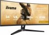 Monitor G-Master 34 cale GCB3486WQSCP-B1,VA,UWQHD,240HZ,0.4ms,1500R,HDR400,500cd,21:9,HDMI (2.1), USB-C dock 95W, RJ45, 2x5W, KV