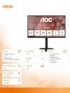 Monitor 24E4U 23.8 cala IPS 120Hz HDMI DP VGA Pivot Głośniki
