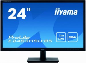 Monitor 24cale E2483HSU-B5 HDMI,DP,TN,USB,2x1W,1ms