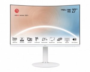 Monitor 27 cali Modern MD271CPW CURVE/LED/FHD/NonTouch/75Hz/biały