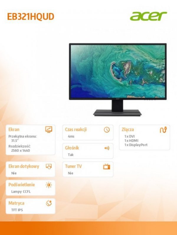 Monitor 31.5  EB321HQUDbmidp hx WQHD 4ms