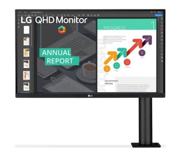 Monitor 27QN880-B 27 cali IPS QHD USB-C FreeSync Pivot