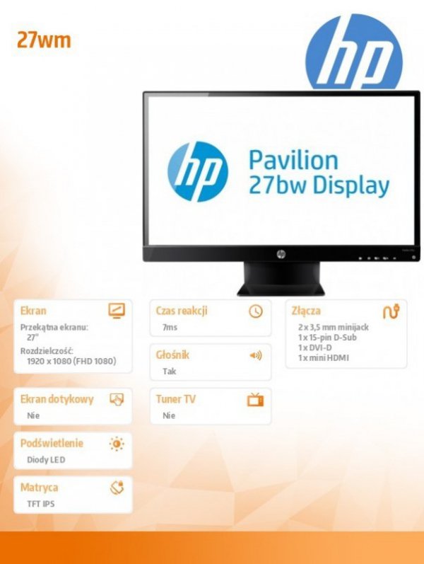 Monitor 27wm V9D84AA