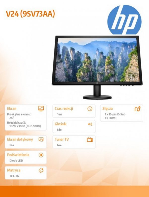 Monitor V24 FHD   9SV73AA
