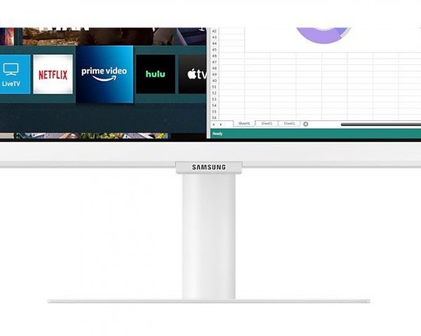 Monitor 31,5 cala LS32AM501NUXEN IPS 1920x1080 FHD 16:9 2xHDMI 8 ms (GTG) głośniki płaski biały SMART