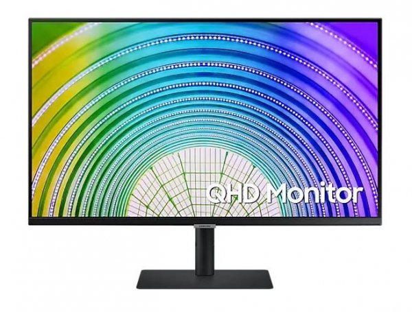 Monitor  32 cale LS32A600UUUXEN VA 2560x1440 WQHD 16:9   1xHDMI 1xUSB-C 2xDP (In+Out) 3xUSB 3.0 LAN (RJ45) 5ms HAS+PIVOT płaski 