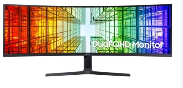 Monitor  49 cali LS49A950UIUXEN VA 5120 x 1440 DQHD 32:9   2xHDMI 1xUSB-C (90W) 1xDP 3xUSB 3.0 LAN (RJ45) 4ms HAS głośniki zakrz