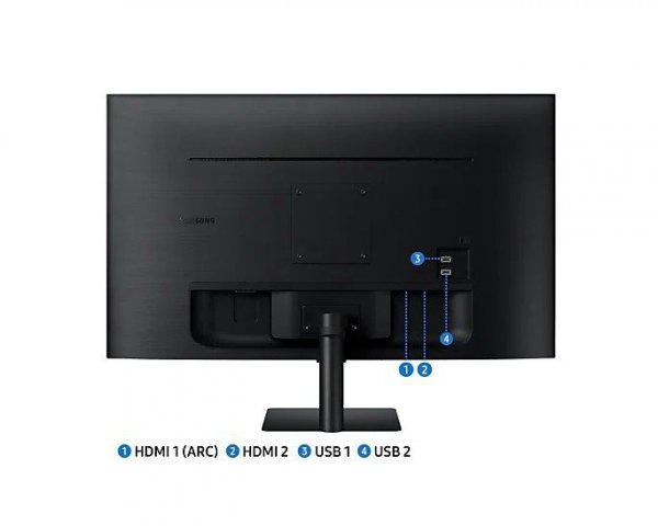 Monitor 27 cali LS27BM500EUXEN VA 1920x1080 FHD 16:9 2xHDMI 4 ms (GTG) głośniki płaski SMART 2 lata d2d