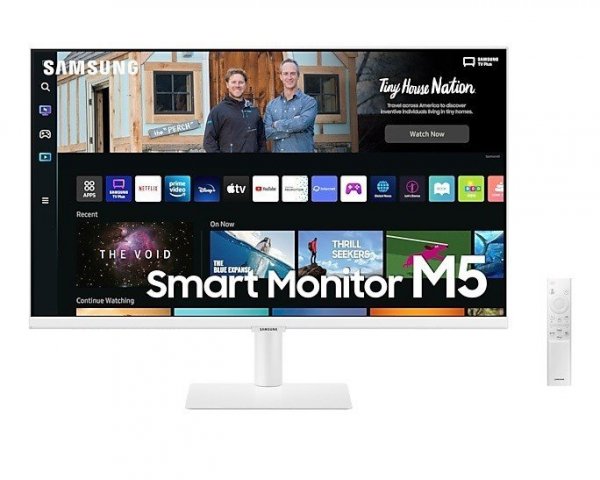 Monitor 27 cali LS27BM501EUXEN VA 1920x1080 FHD 16:9 2xHDMI 4 ms (GTG) głośniki płaski biały SMART 2 lata d2d