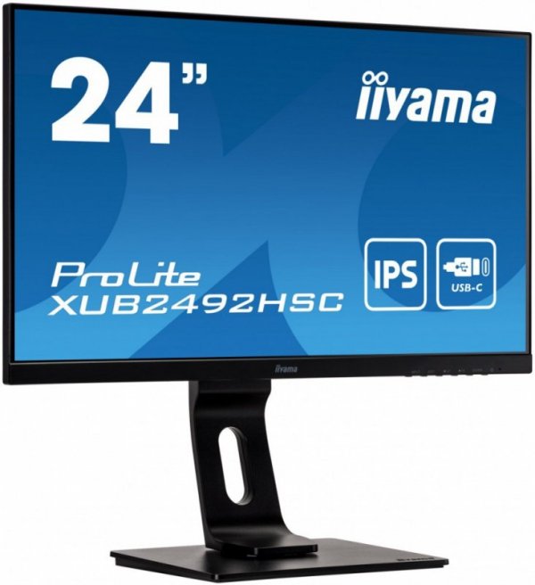 Monitor 24 cale XUB2492HSC-B IPS, FHD, USB-C, HDMI, DP, USB3.0