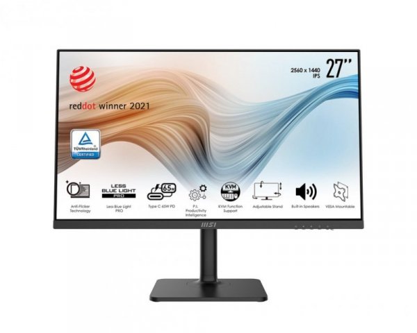 Monitor 27 cali Modern MD272QP IPS/WQHD/4ms/75Hz/250nit