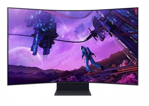 Monitor 55 cali LS55BG970NUXEN VA 3840x2160 UHD 16:9 4xHDMI/LAN(RJ45)/2xUSB2.0 1ms(GTG) WiFi/BT głośniki zakrzywiony HAS+PIV 165