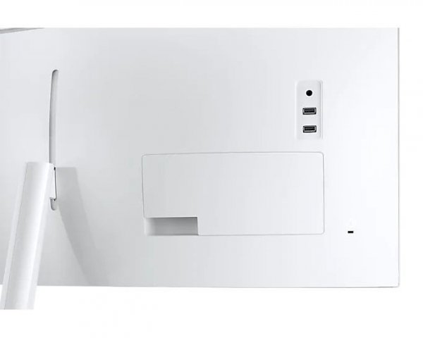 Monitor 34 cale LC34J791WTPXEN VA 3440x1440 Ultra WQHD 21:9 1xHDMI/1xDP/2xThunderbolt 3.0 4 ms (GTG) głośniki zakrzywiony biały 