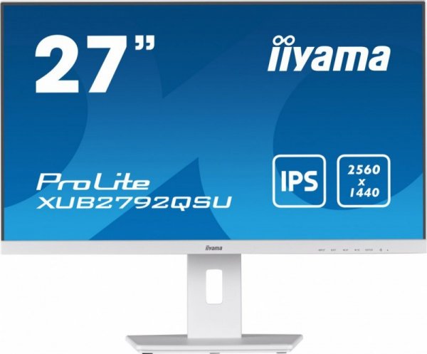 Monitor 27 cali &#039;XUB2792QSU-W5 IPS,WQHD,HDMI,DP,DVI,HAS(150mm),biały