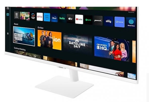 Monitor 27 cali LS27CM501EUXDU VA 1920x1080 FHD 16:9 2xHDMI 4ms(GTG) WiFi/BT głośniki płaski biały SMART 2 lata d2d