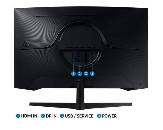 Monitor 32 cale LS32AG550EPXEN VA 2560x1440 16:9 1xHDMI 1xDP 1ms(MPRT) zakrzywiony 165Hz Gaming 2 lata d2d