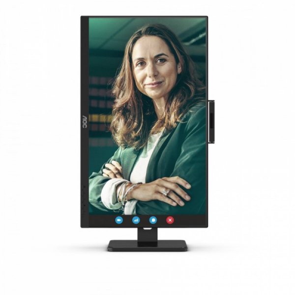 Monitor 24P3CW 23.8 cali IPS HDMI DP USB-C Pivot Kamera