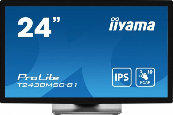 Monitor 24 cale T2438MSC-B1 IPS,FHD,DP,HDMI,2x2W,2xUSB,600(cd/m2),   10pkt.7H,IP1X(FRONT),PION/POZIOM