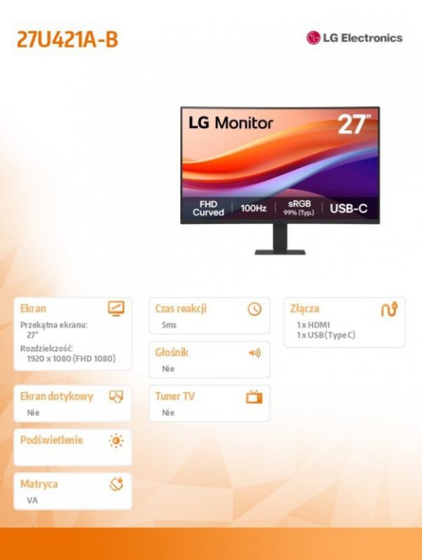 Monitor 27U421A-B