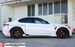 Poszerzenia błotników przednie + tylne, wide body CADAMURO Alfa Romeo Giulia do malowania