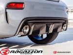 Tłumik końcowy przelotowy podwójny Abarth 500 / 595 / 695 1.4 T-JET RAGAZZON stal 2x102mm sportowy wydech