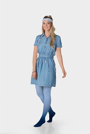 JUZO INSPIRATION Rajstopy ciążowe uciskowe I stopnia kompresji  (18-21mmHg) DIP DYE Collection