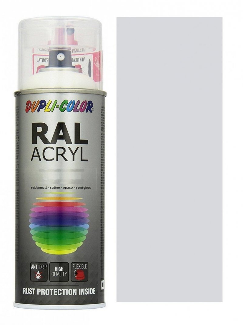 Motip lakier szary jasny farba mat 400 ml akrylowy acryl szybkoschnący RAL 7035