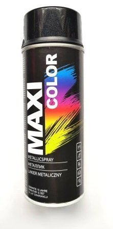 Lakier Maxi Color farba spray Metalik Czarny